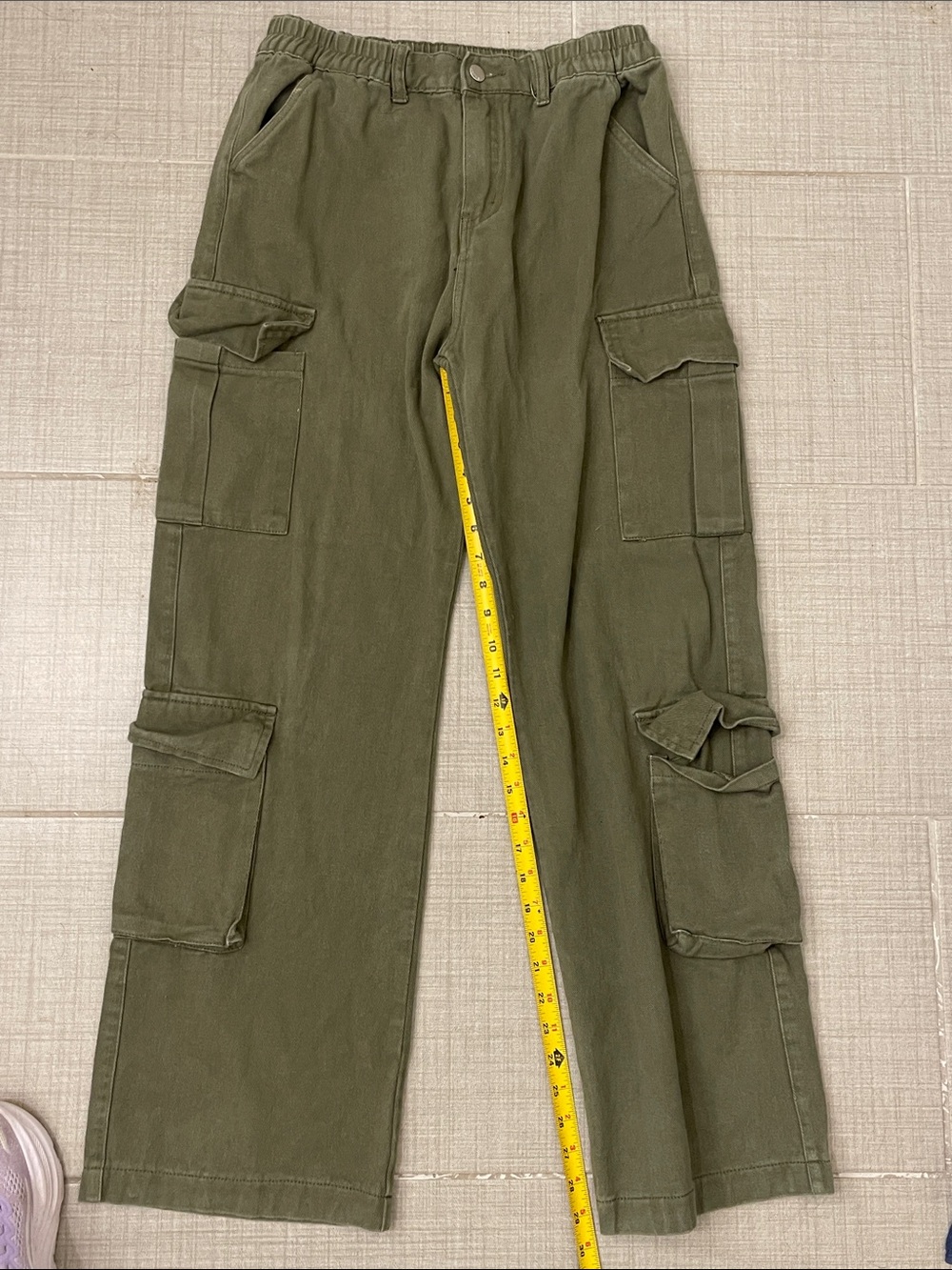 Women’s Olive Green Cargo Pants